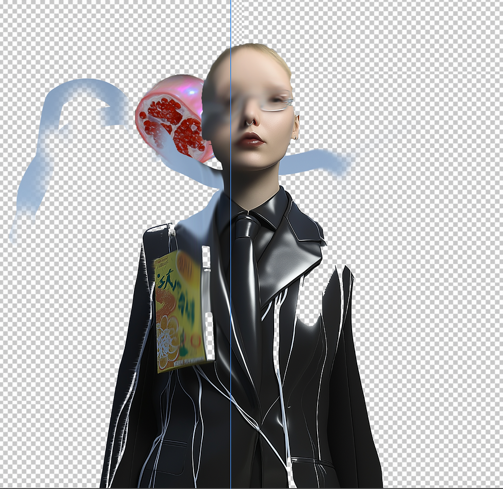 An Interactive AI Slop Portrait