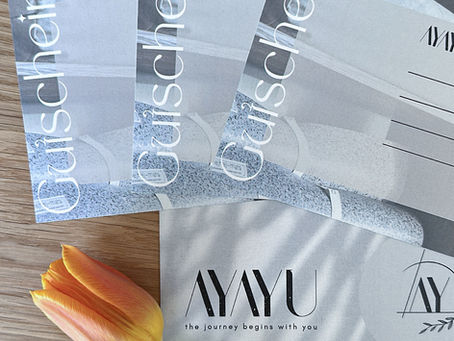 Endlich sind sie da - die AYAYU Gutscheine