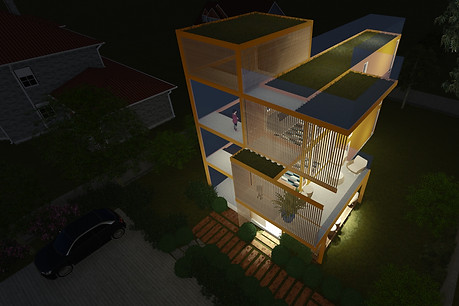 CASA CONTÂINER, PROJETO SUSTENTÁVEL, ARQUITETURA