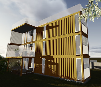 CASA CONTÂINER, PROJETO SUSTENTÁVEL, ARQUITETURA