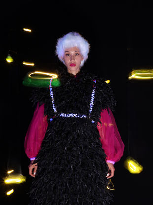 Noir Kei Ninomiya x Kiko Mizuhara x i-D - set concept and design