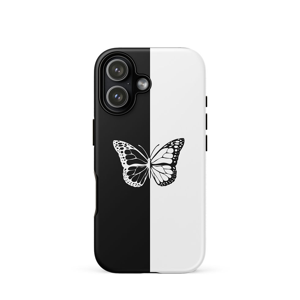 Thumbnail: Black & White iPhone case
