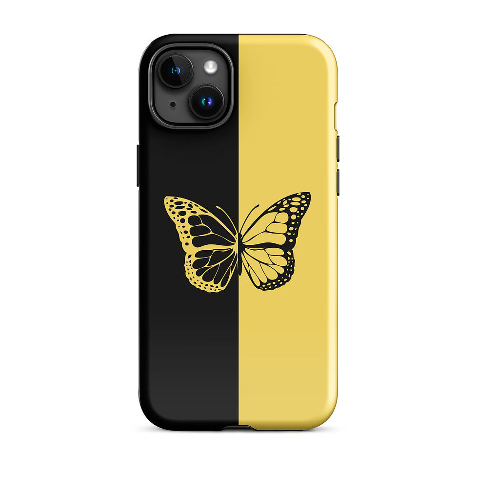 Thumbnail: Black & Yellow iPhone Case 