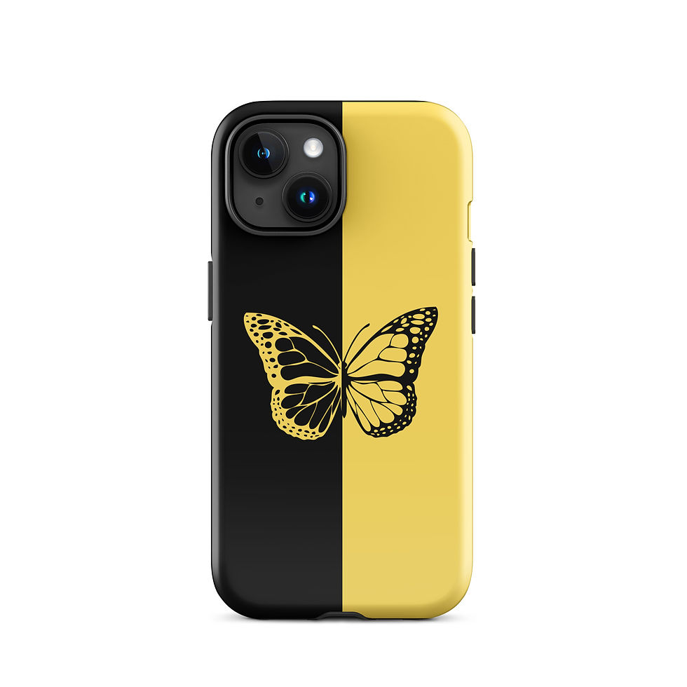 Thumbnail: Black & Yellow iPhone Case 