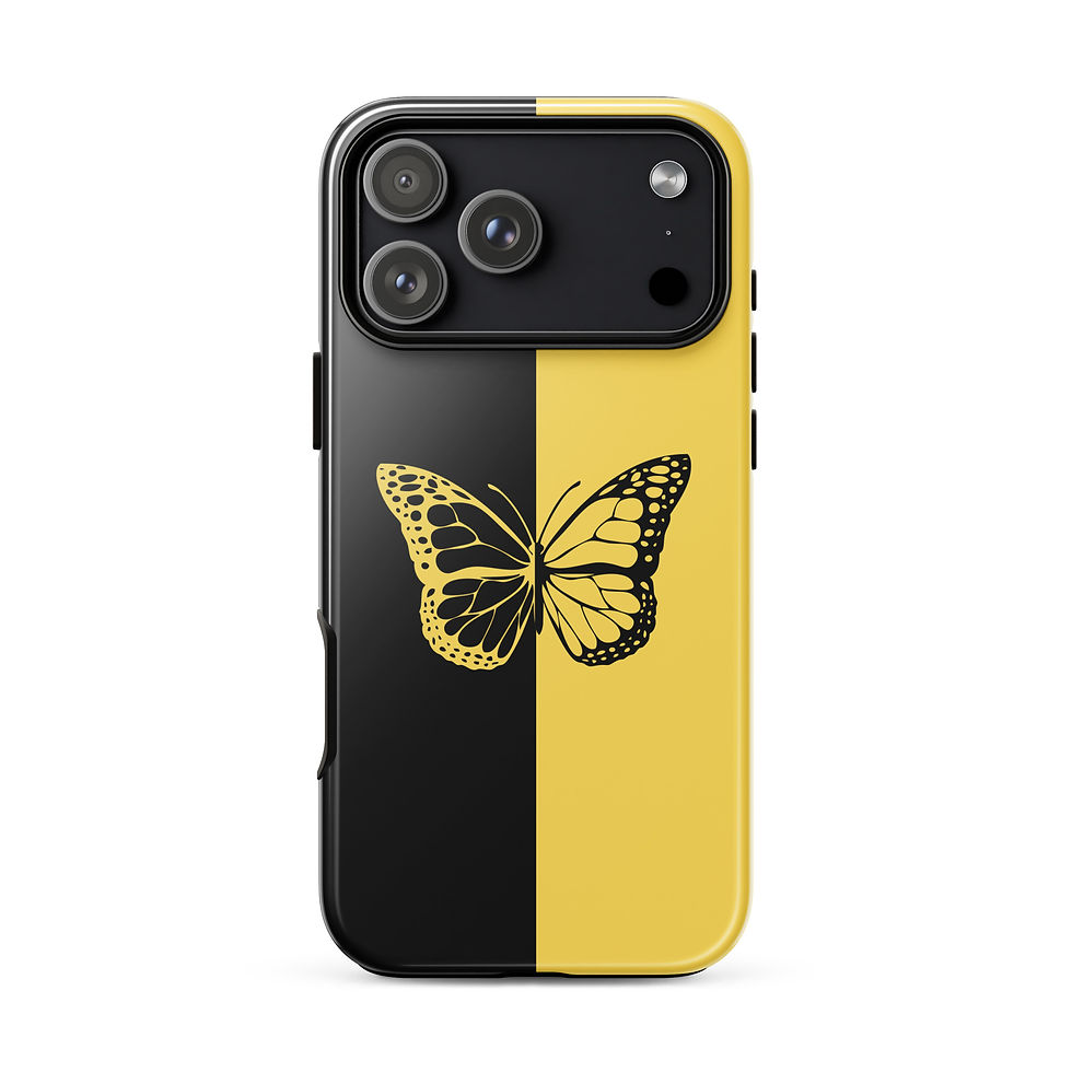 Thumbnail: Black & Yellow iPhone Case 