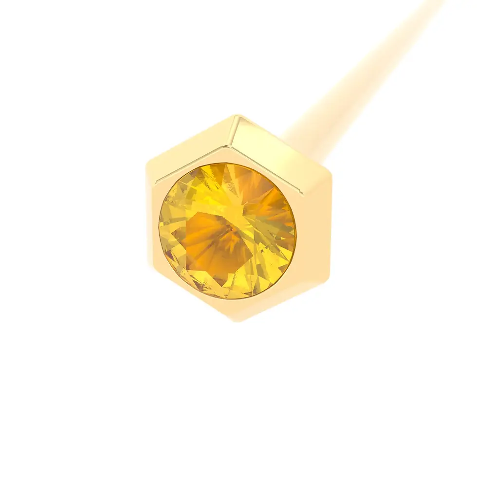 Thumbnail: Coctel Saba - Yellow Gold with Golden Citrine
