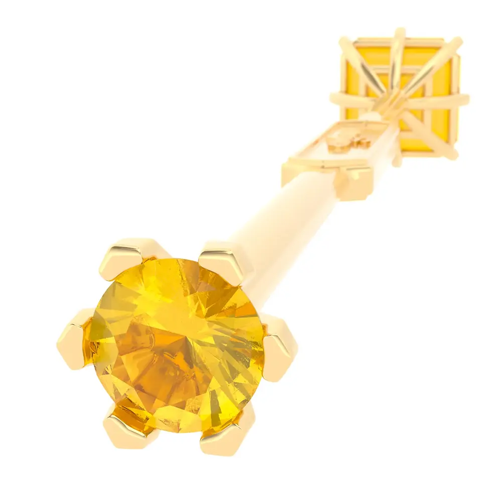 Miniaturbild: Viski Saba - Yellow Gold with Golden Citrine