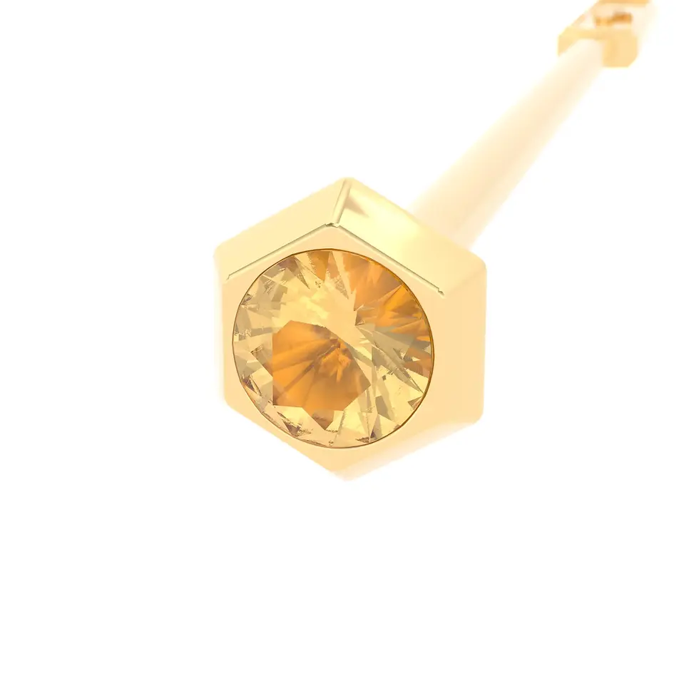 Thumbnail: Coctel Sitta - Yellow Gold with Whiskey Quartz