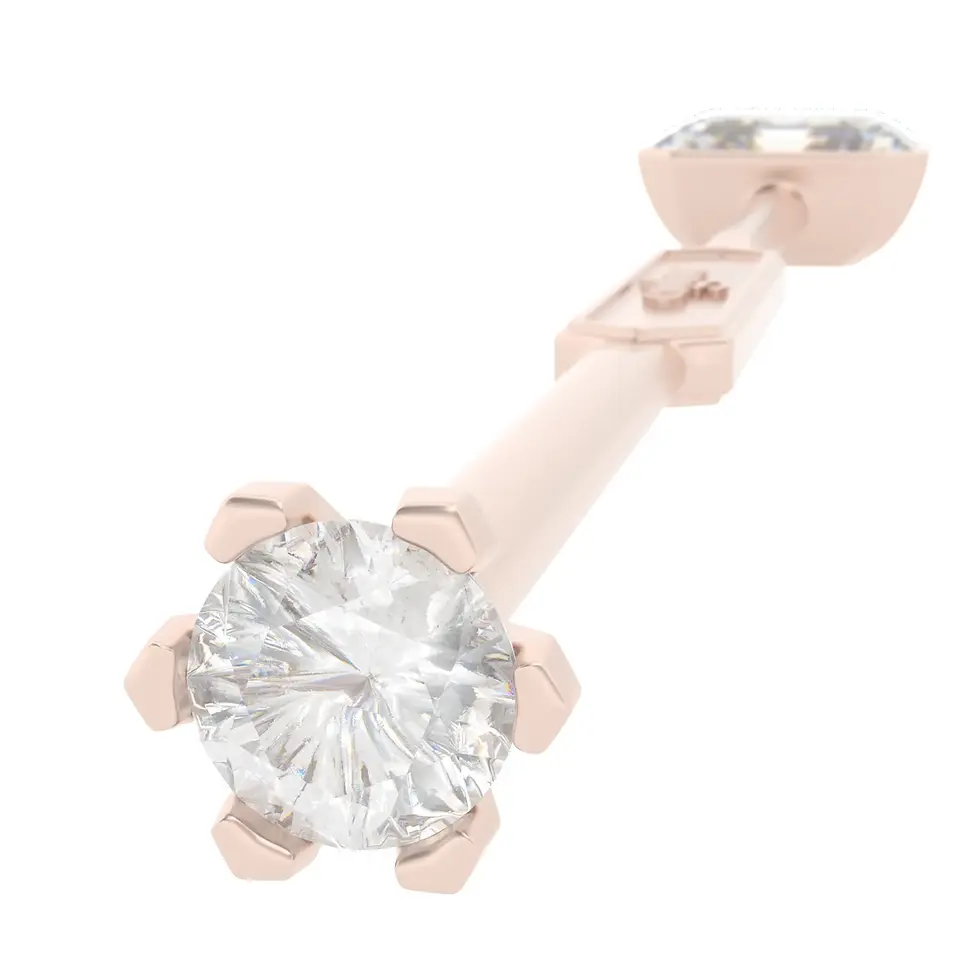 Miniaturbild: Viski Sitta - Rose Gold with Diamond