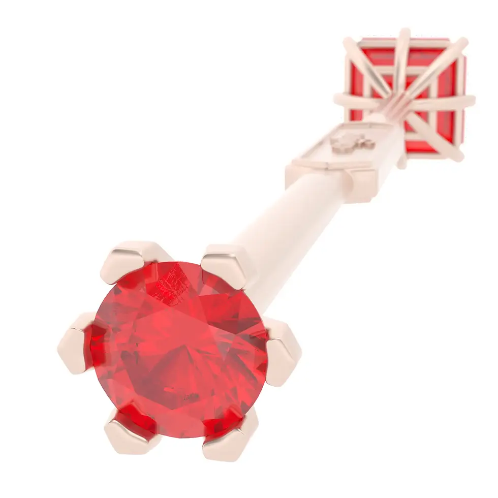 Thumbnail: Viski Saba - Whiskey Stirrer Saba with Red Garnet