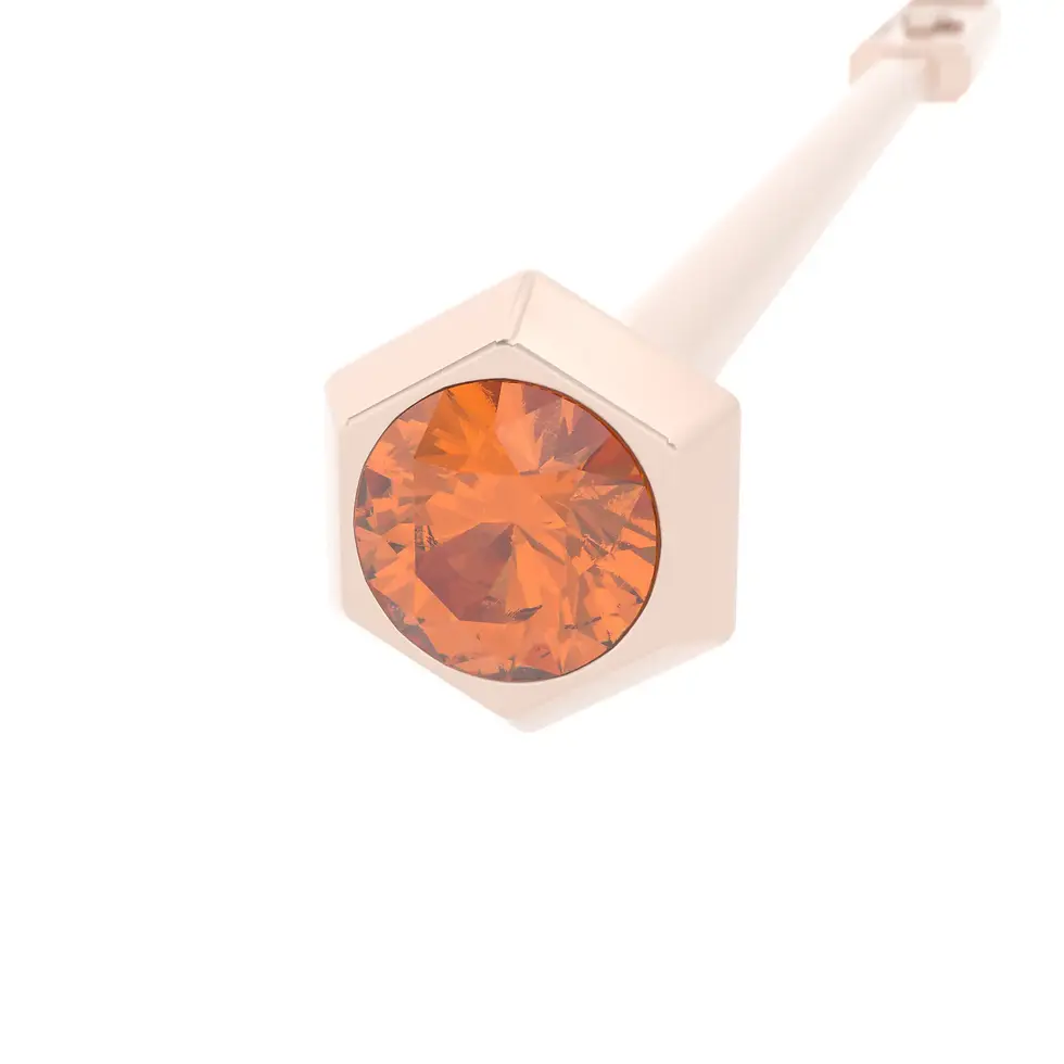 Miniaturbild: Coctel Sitta - Rose Gold with Spessartite Garnet