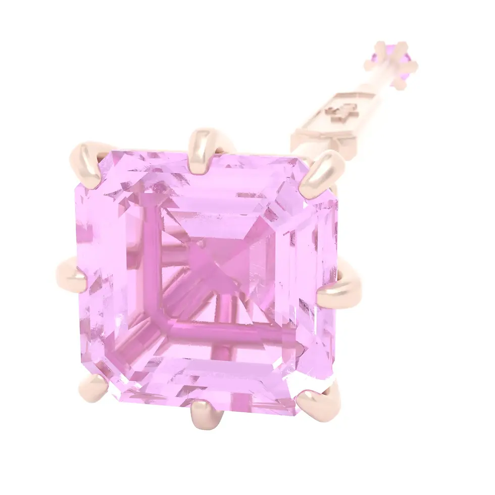Miniaturbild: Viski Saba - Rose Gold with Pink Amethyst