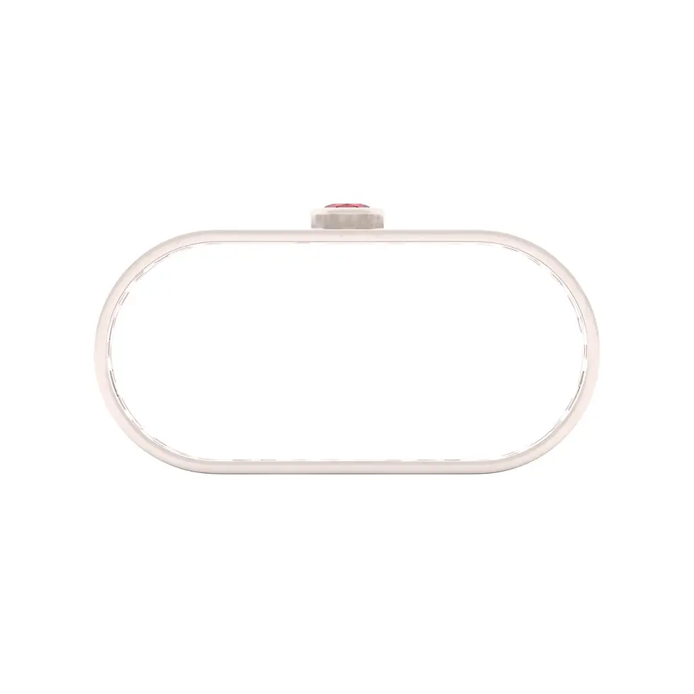 Thumbnail: Sands Art-Déco - White Gold with Red Garnet