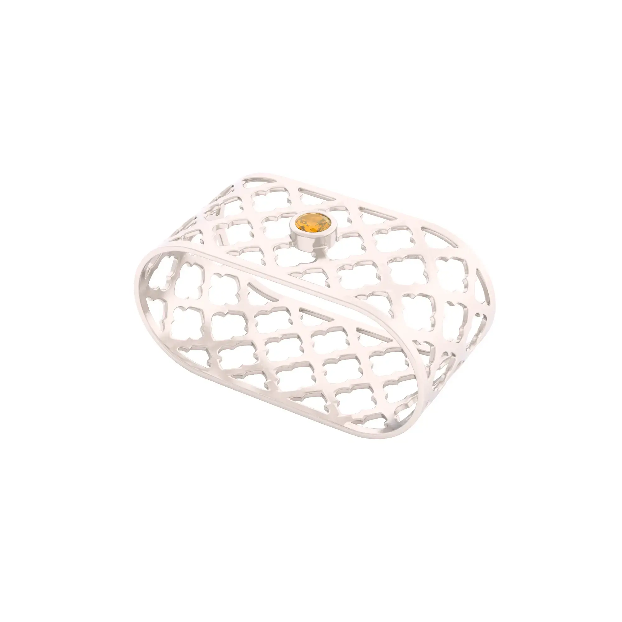 Sands Oriental - Napkin Rings with Golden Zircon - GIFT SET 2 pieces