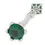 Thumbnail: Viski Saba - Whiskey Stirrer Saba with Columbian Emerald
