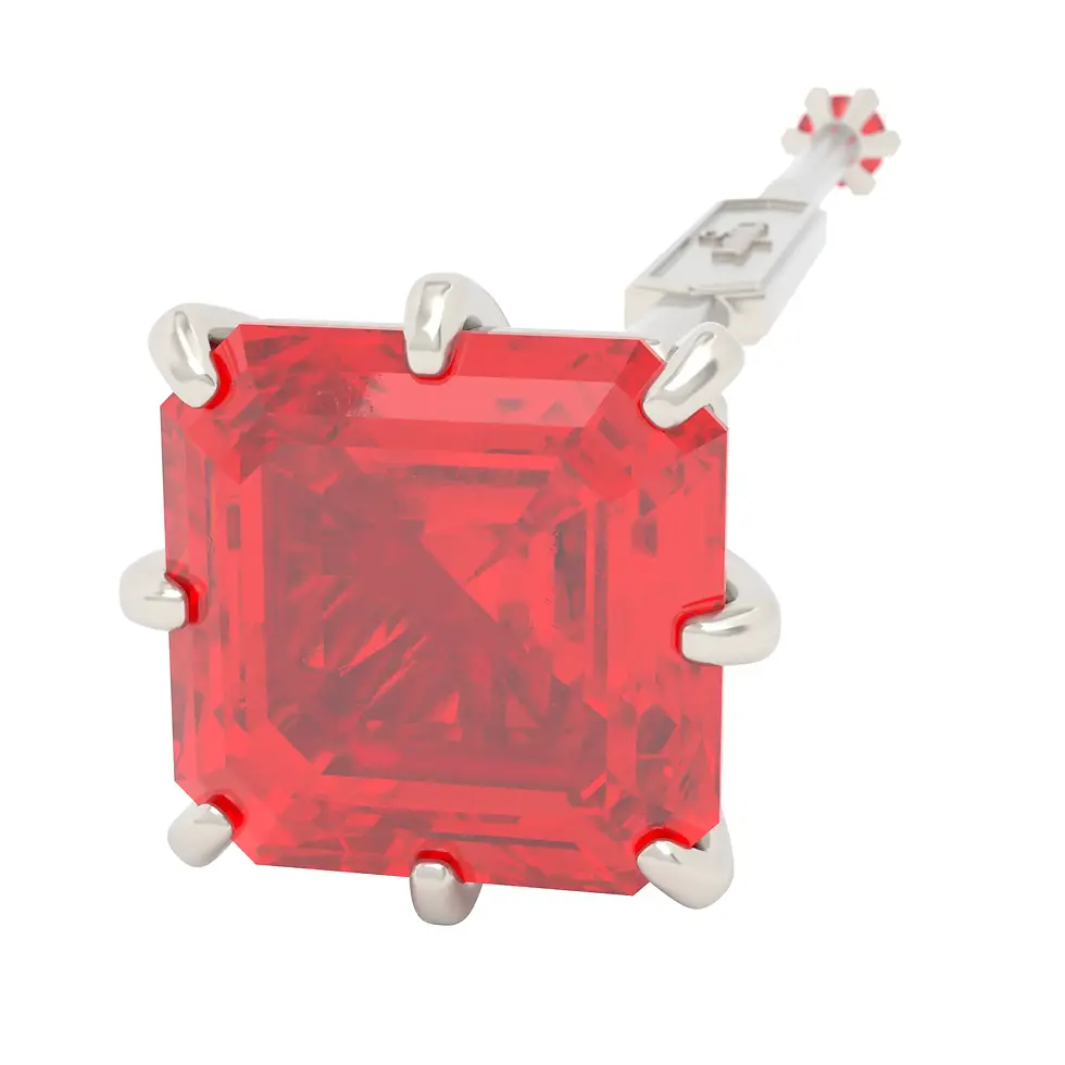 Thumbnail: Viski Saba - Whiskey Stirrer Saba with Red Garnet - GIFT SET