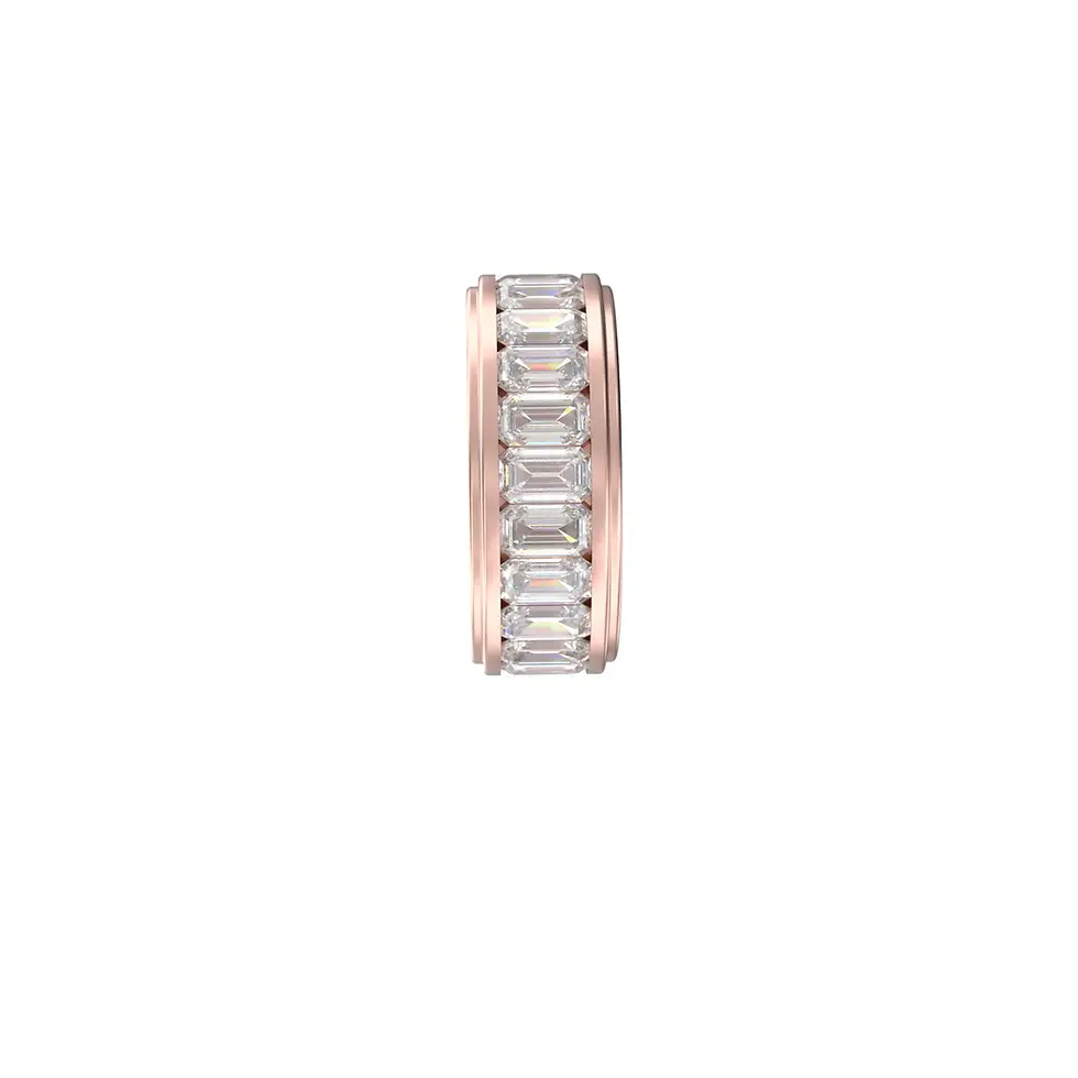 Miniaturbild: Selva - Unisex Eternity Ring with Diamond