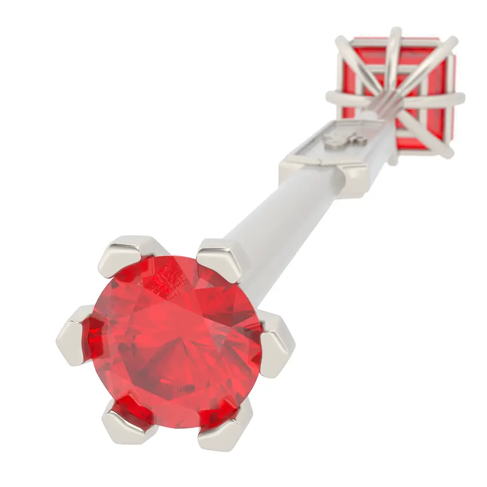 Thumbnail: Viski Saba - Whiskey Stirrer Saba with Red Garnet - GIFT SET