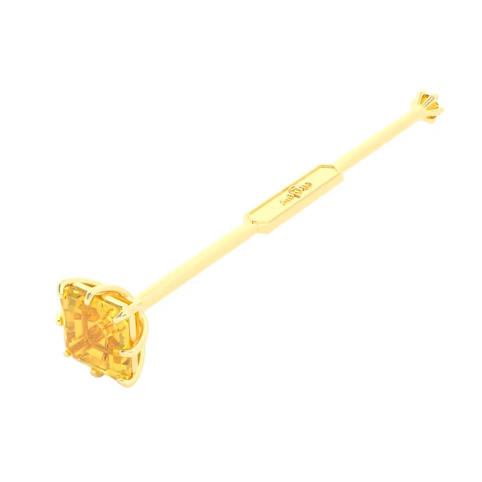 Thumbnail: Viski Saba - Yellow Gold with Yellow Tourmaline