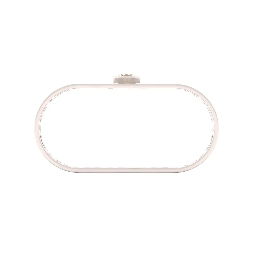 Thumbnail: Sands Art-Déco - Napkin Rings with Peach Morganite - GIFT SET 2 pieces