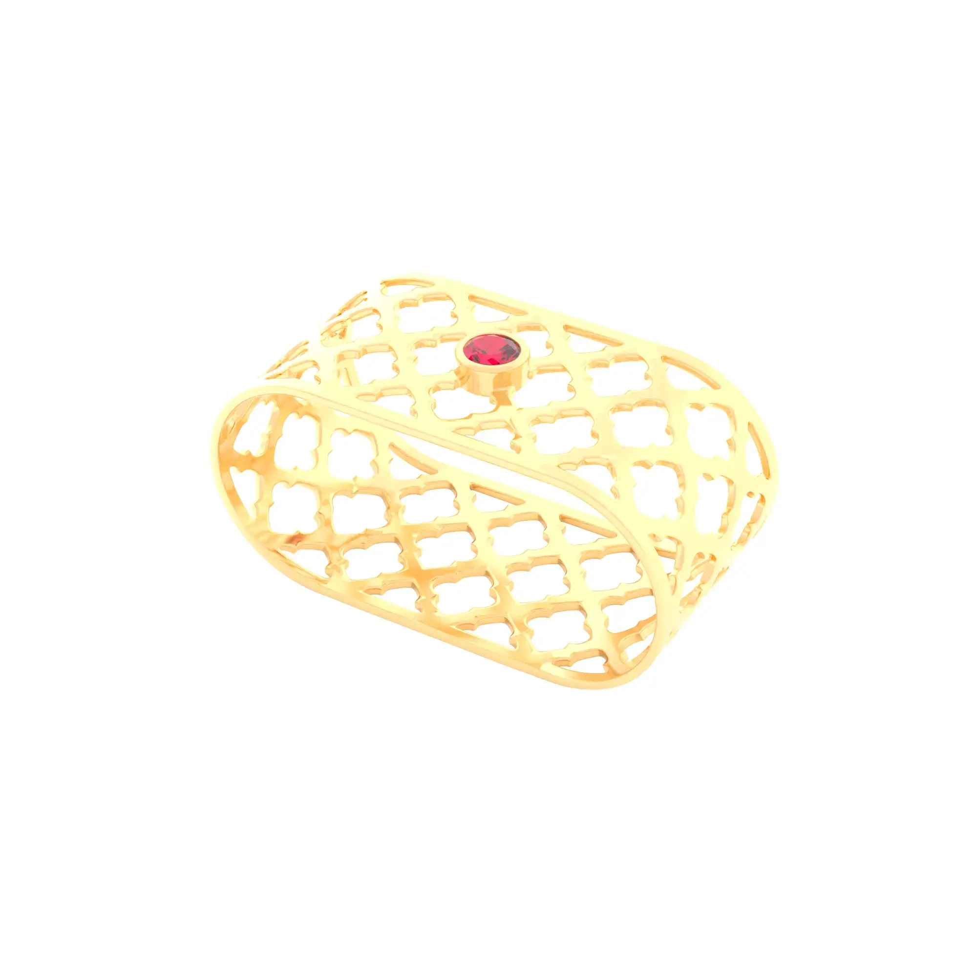 Sands Oriental - Yellow Gold with Ruby