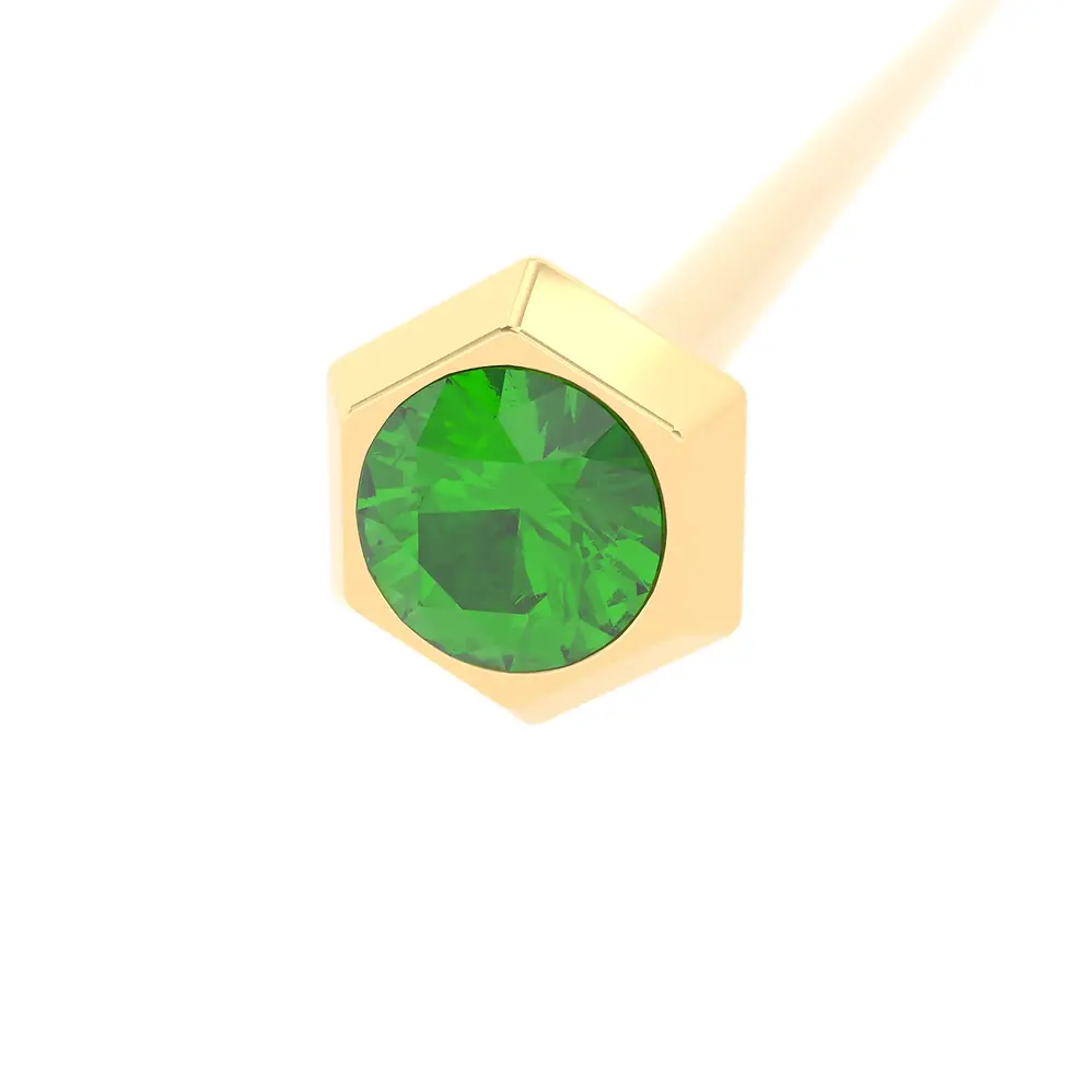 Thumbnail: Coctel Saba - Yellow Gold with Tsavorite Garnet