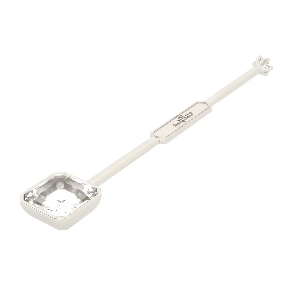 Miniaturbild: Viski Sitta - White Gold with White Quartz