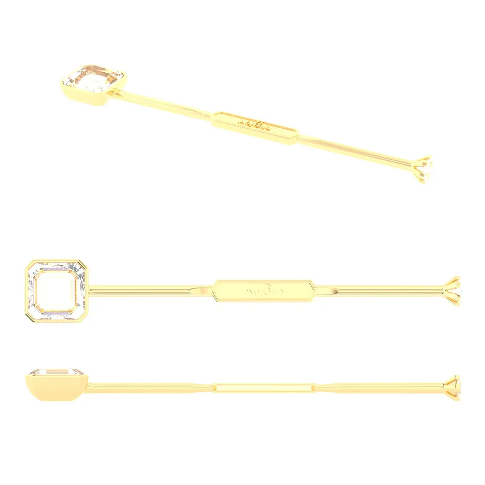 Thumbnail: Viski Sitta - Whiskey Stirrer Sitta with White Topaz