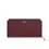 Thumbnail: Aura Continental Wallet - Burgundy, Yellow Gold with Green Sapphire