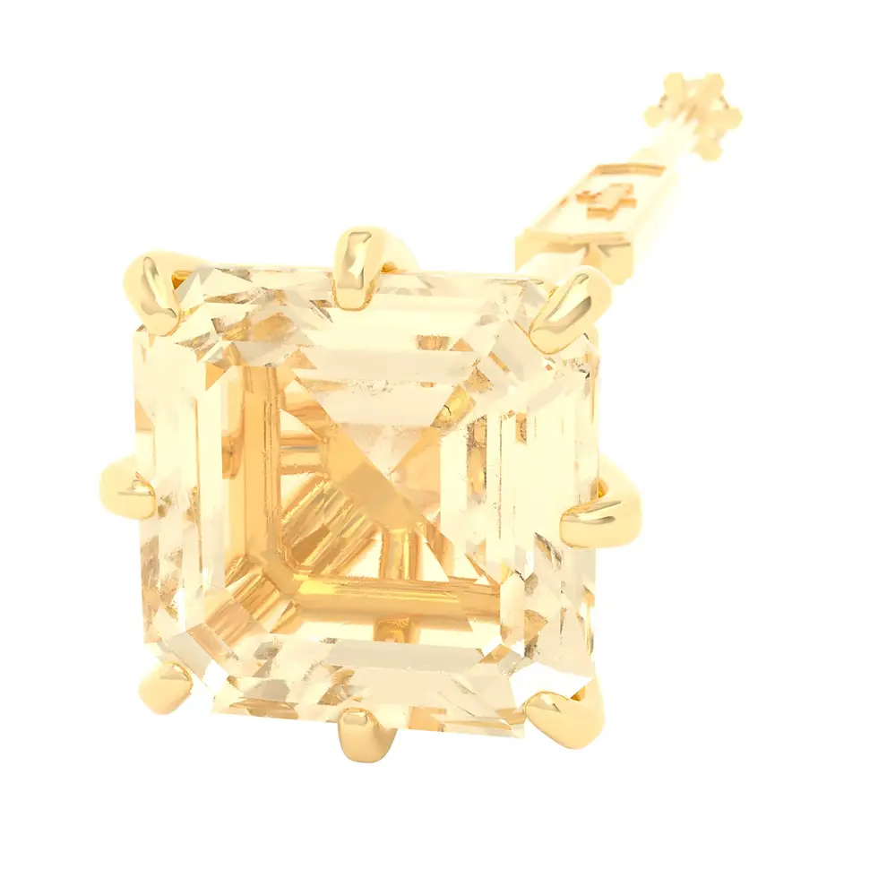 Miniaturbild: Viski Saba - Whiskey Stirrer Saba with Champagne Topaz