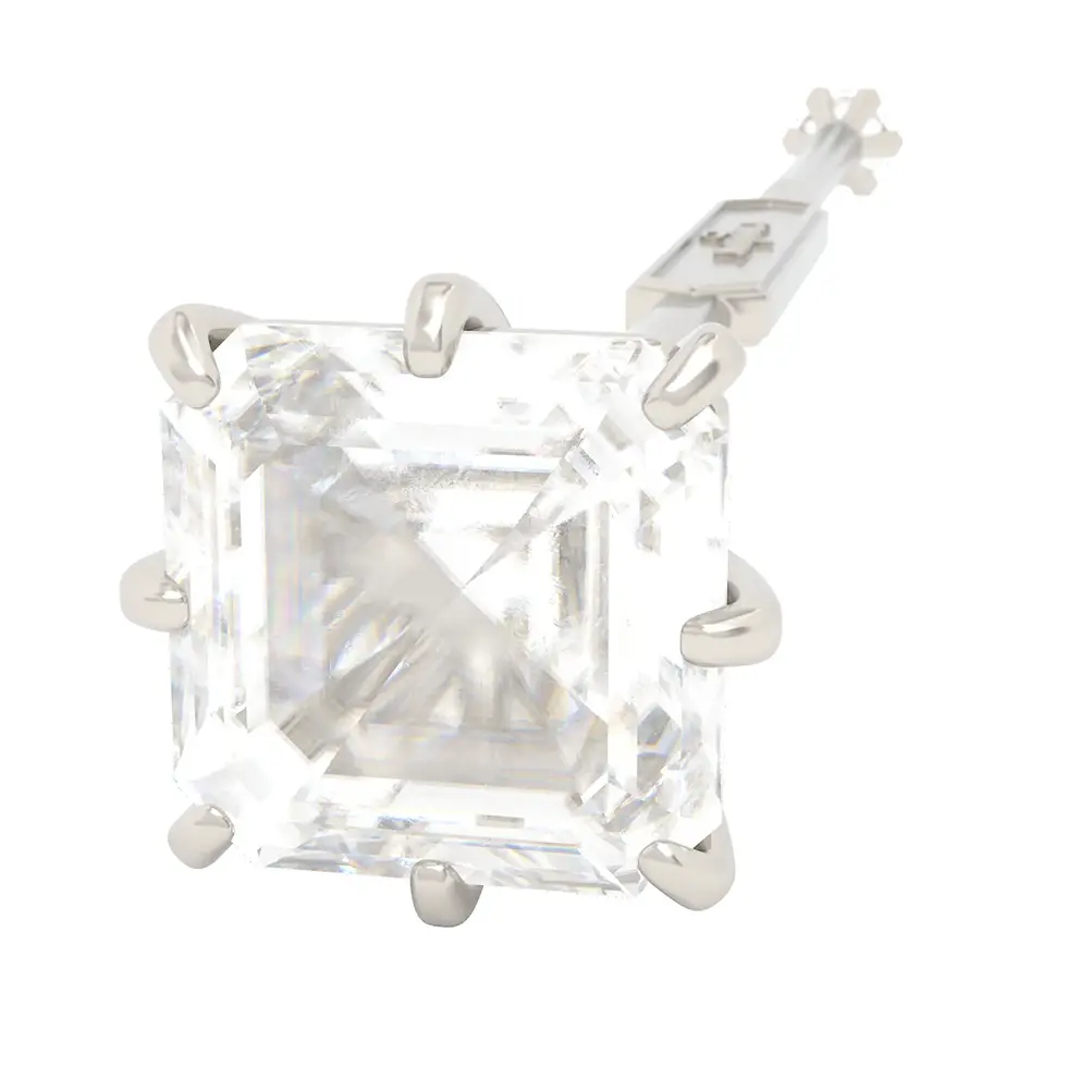 Thumbnail: Viski Saba - Whiskey Stirrer Saba with White Zircon