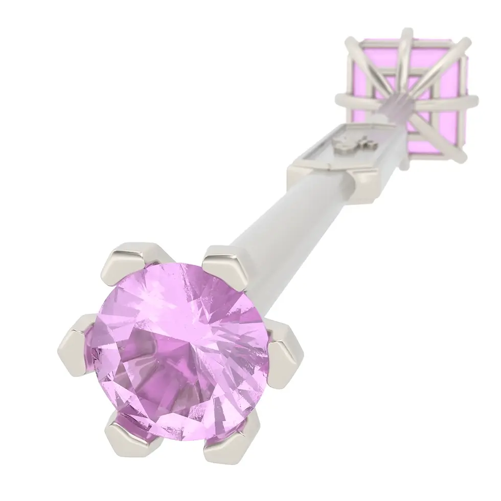 Thumbnail: Viski Saba - Whiskey Stirrer Saba with Pink Amethyst