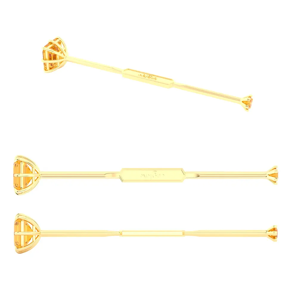 Thumbnail: Viski Saba - Whiskey Stirrer Saba with Madeira Citrine