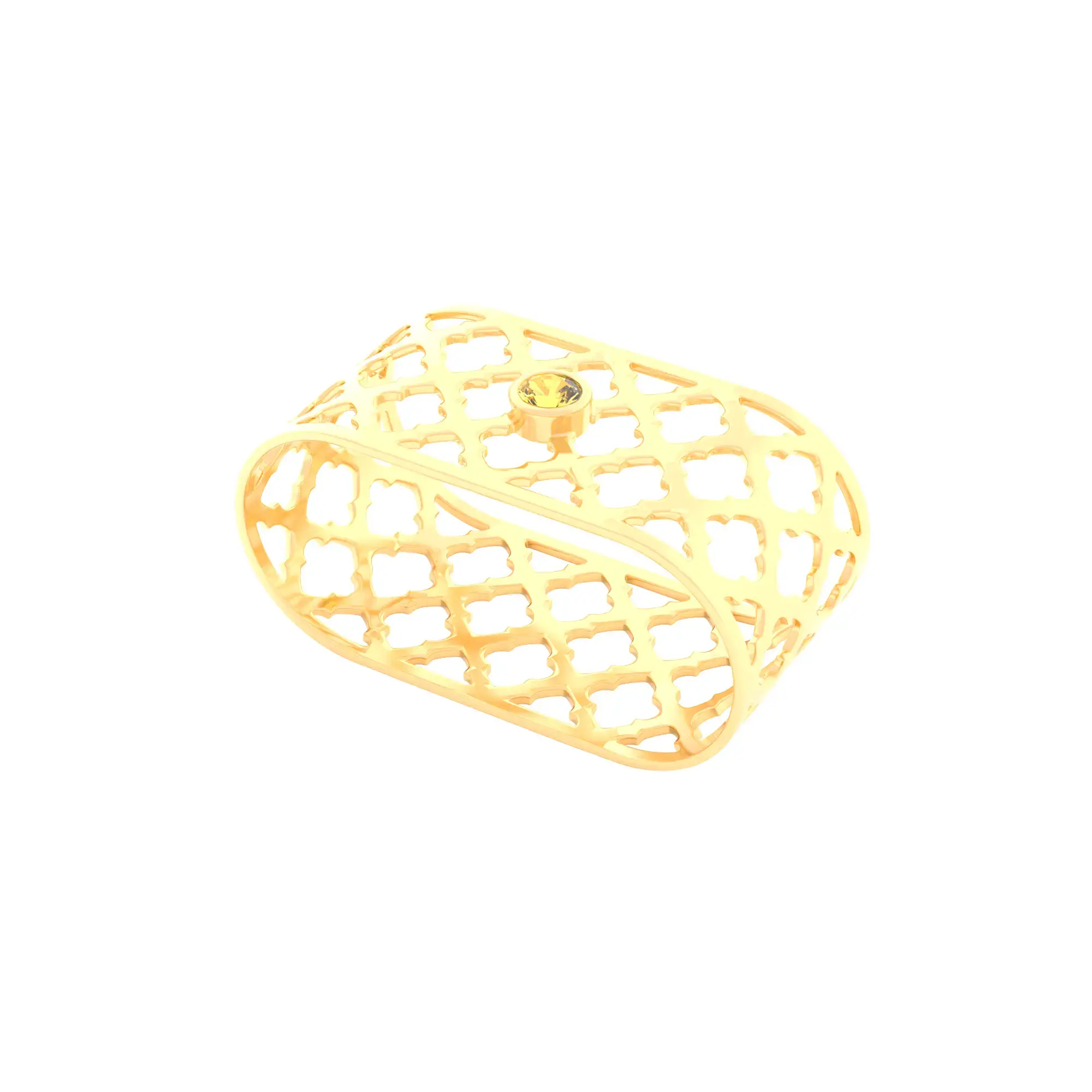 Sands Oriental - Yellow Gold with Yellow Sapphire