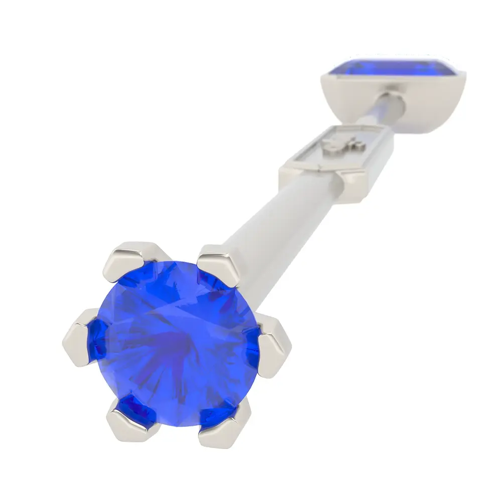 Miniaturbild: Viski Sitta - Whiskey Stirrer Sitta with Blue Sapphire