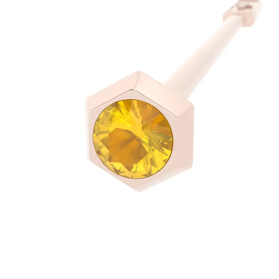 Thumbnail: Coctel Sitta - Rose Gold with Golden Citrine