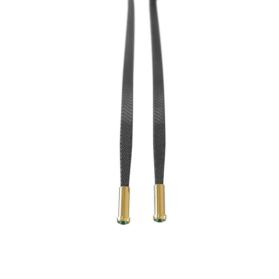 Miniaturbild: HUPPU Hoodie - black, Yellow Gold with Green Sapphire