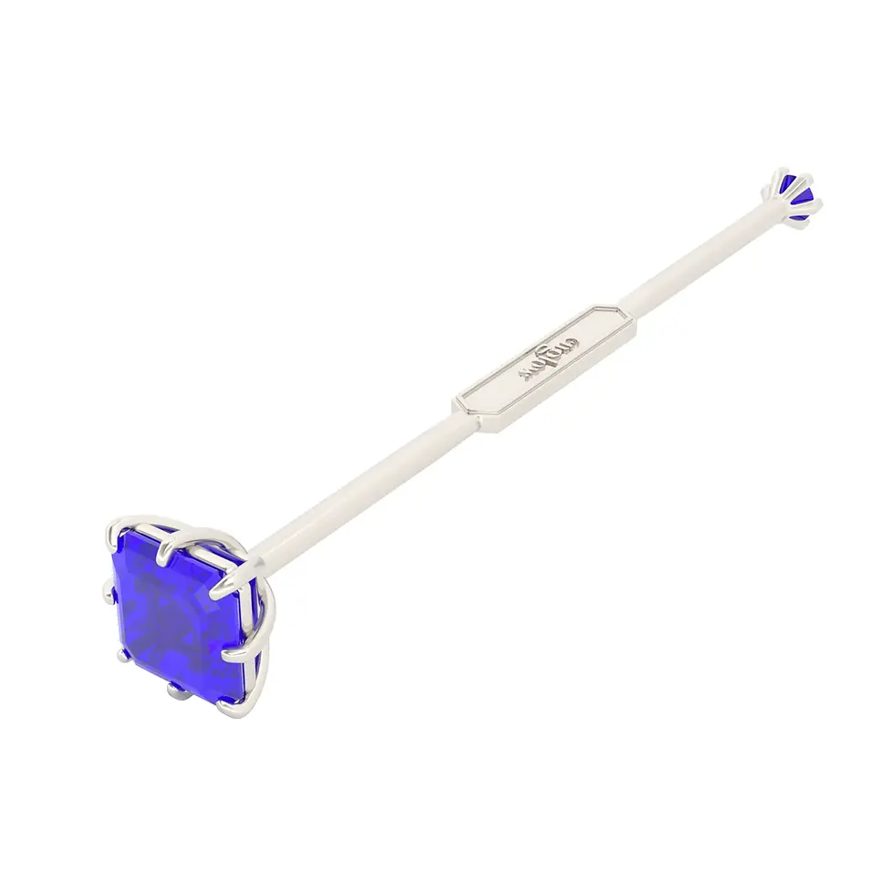 Thumbnail: Viski Saba - Whiskey Stirrer Saba with Tanzanite