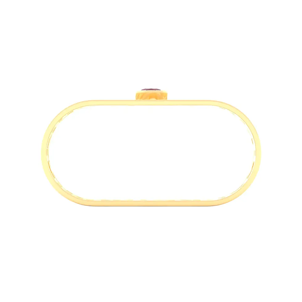 Thumbnail: Sands Art-Déco - Napkin Rings with Rubellite Tourmaline - GIFT SET 2 pieces