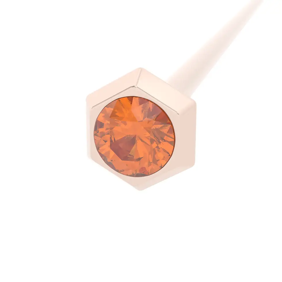 Miniaturbild: Coctel Saba - Rose Gold with Spessartite Garnet