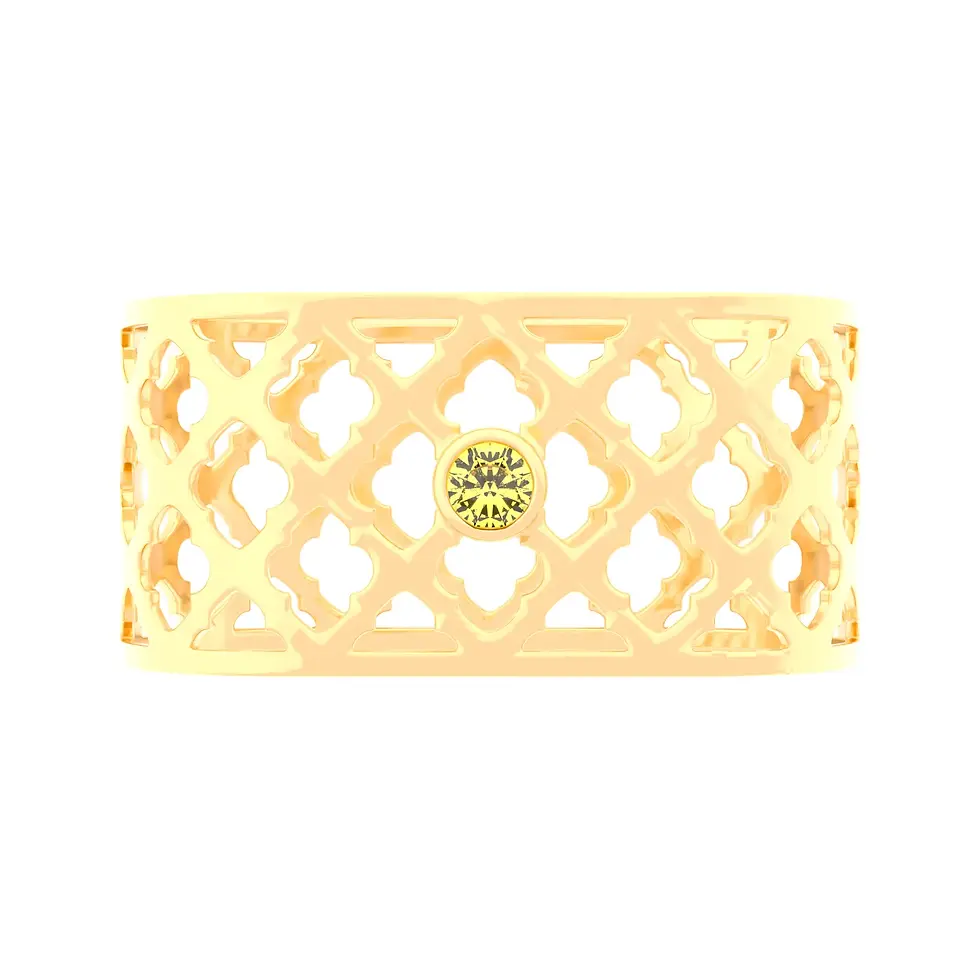 Thumbnail: Sands Oriental - Yellow Gold with Yellow Sapphire