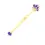 Thumbnail: Viski Saba - Whiskey Stirrer Saba with Tanzanite