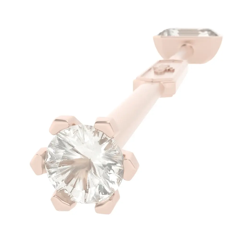 Miniaturbild: Viski Sitta - Whiskey Stirrer Sitta with White Sapphire
