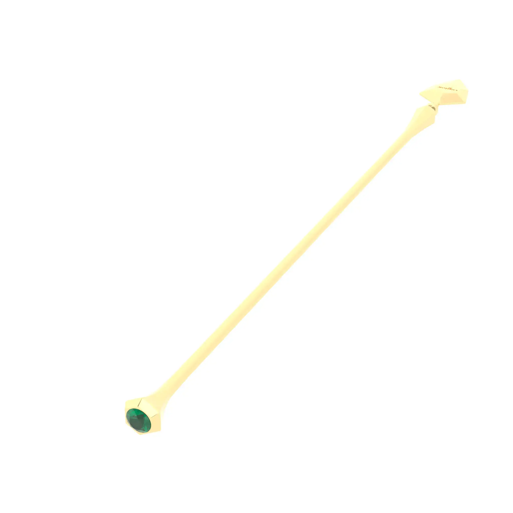 Coctel Saba - Yellow Gold with Green Tourmaline