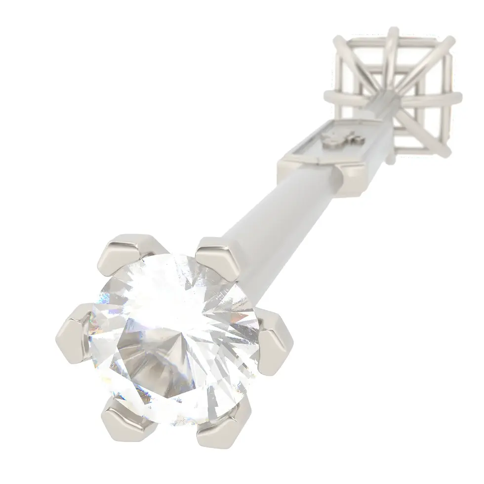 Thumbnail: Viski Saba - Whiskey Stirrer Saba with White Topaz