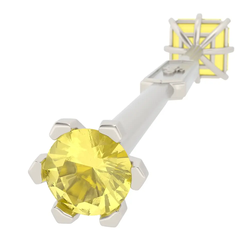 Thumbnail: Viski Saba - Whiskey Stirrer Saba with Yellow Citrine