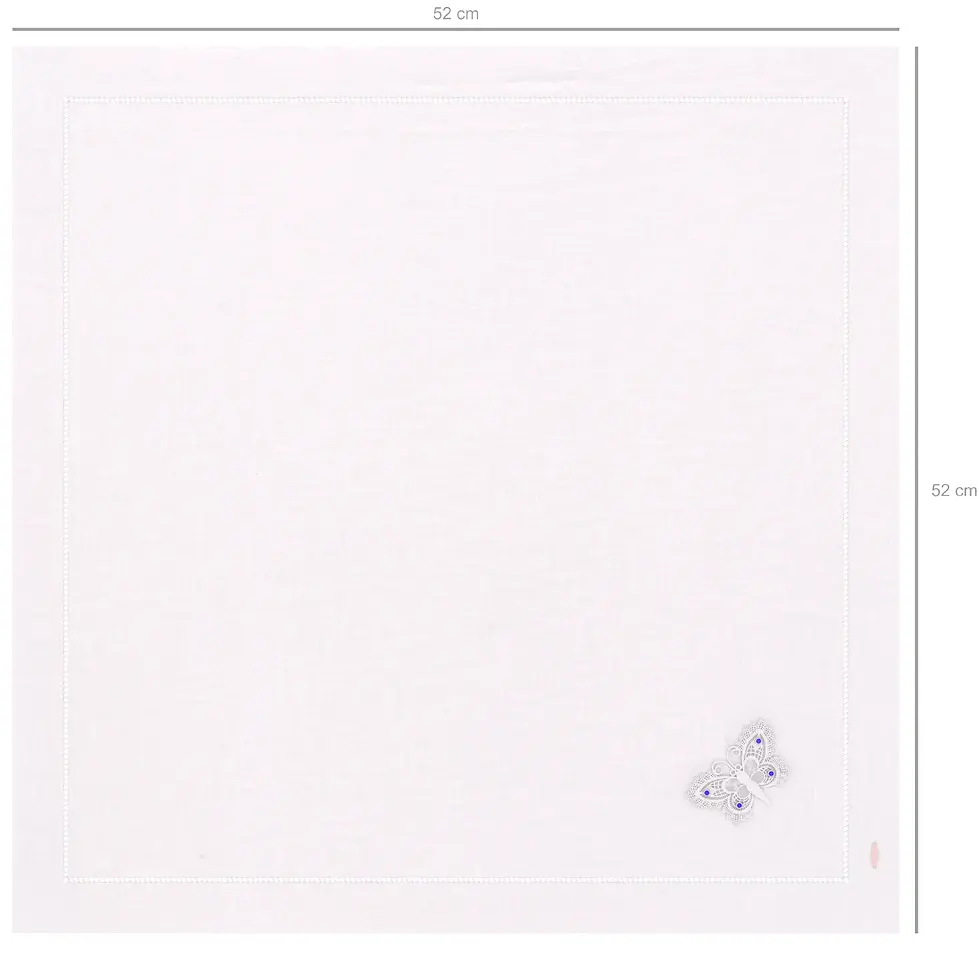 Miniaturbild: Vlinder - Linen Napkin with Tanzanite