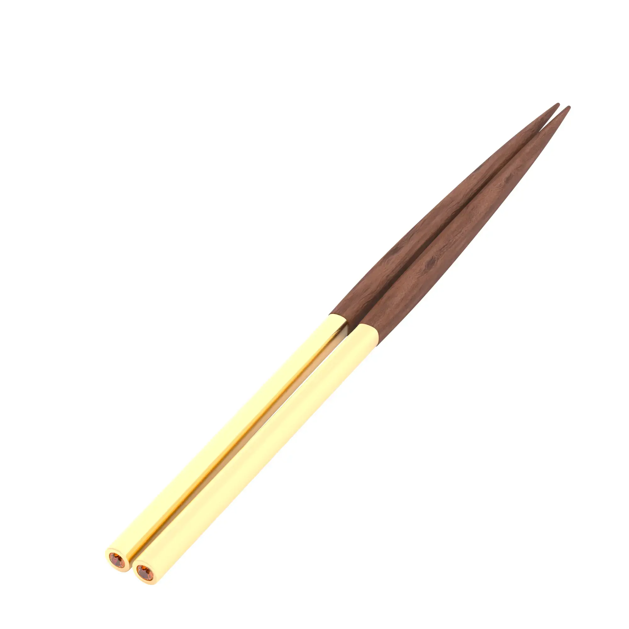 Thanh - Yellow Gold with Spessartite Garnet