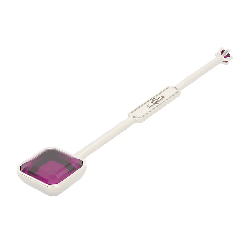 Miniaturbild: Viski Sitta - Whiskey Stirrer Sitta with Rubellite Tourmaline