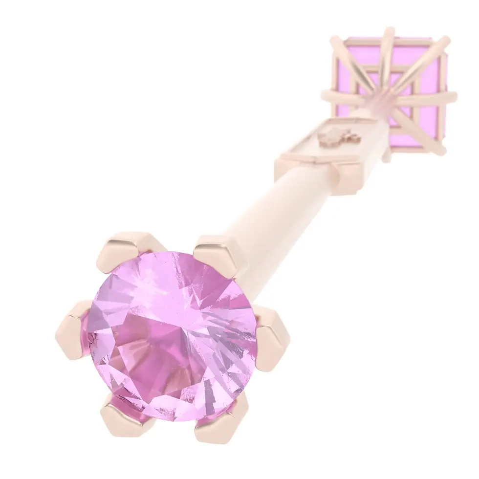 Miniaturbild: Viski Saba - Whiskey Stirrer Saba with Pink Amethyst